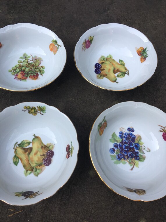 Set of 4 Small Bowls / Dishes Etsy