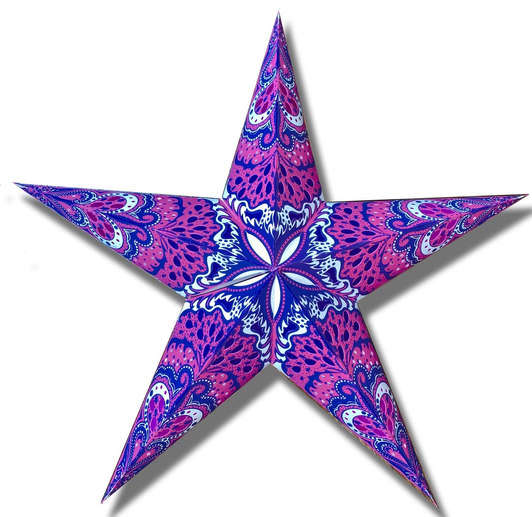 Star Paper Lantern_123 Hand Made Decorations Home Wedding Etsy