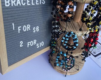 Beaded bracelets