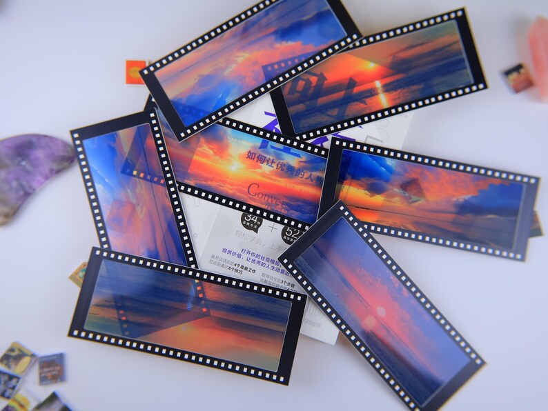 2pcs Photo bookmarks, custom bookmarks, movie film bookmarks, bookmarks, commemorative bookmarks image 6