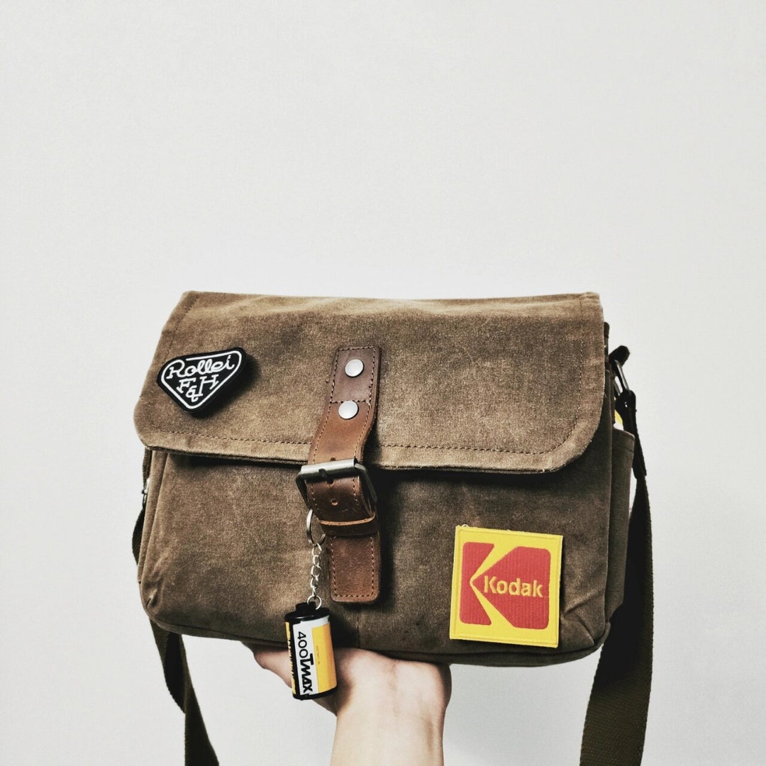 Retro Denim Camera Bag, Retro Canvas SLR Bag Camera Bag, Vintage Army