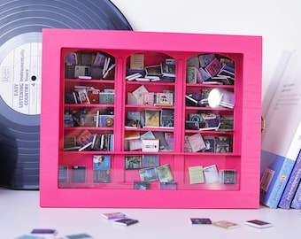 Pocket Edition Anxiety Bookcase|Study Decoration|MINI bookcase|Miniature Bookcase|Book Lover Gift | Best Friend Gift Valentine's Day gift