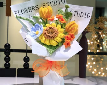 Lily, Sunflower, Rose, Tulip, Chrysanthemum, Rose, Gesang Flower