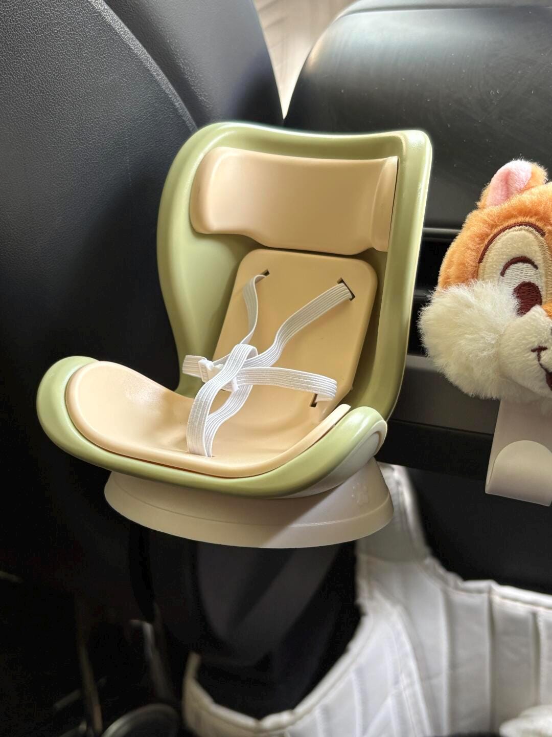Asiento De Seguridad Para Coche Para Muñecas, Cojín Gris Asiento De Seguridad Para Coche Para Muñecas, Cojín Gris