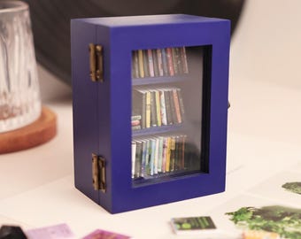 Vintage Pocket Edition Anxiety Bookcase, Customizable Mini Bookshelf, Personalized Mental Health Gift