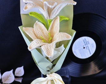 Custom Gift Bouquets, Handmade Flowers, Everlasting Bouquets, Bridal Bouquets, Crochet