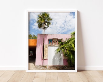 Tulum, Mexico | Fine Art Print, Palm Tree, Travel Print, Gallery Wall Art, Urban Photography, Beach Town, Home Decor, Abandoned Shop