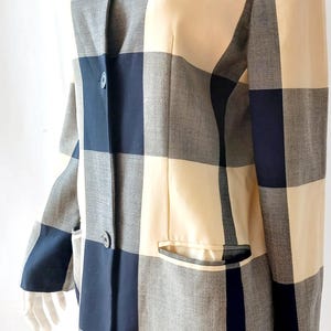 Blazer Erreuno vintage pour femme en laine fine taille L Fabriqué en Italie