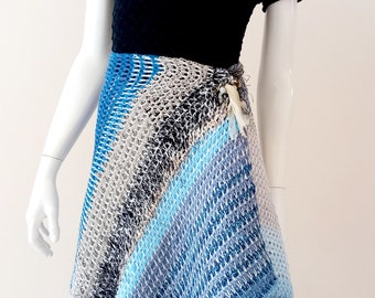Woman handmade crochet skirt without size