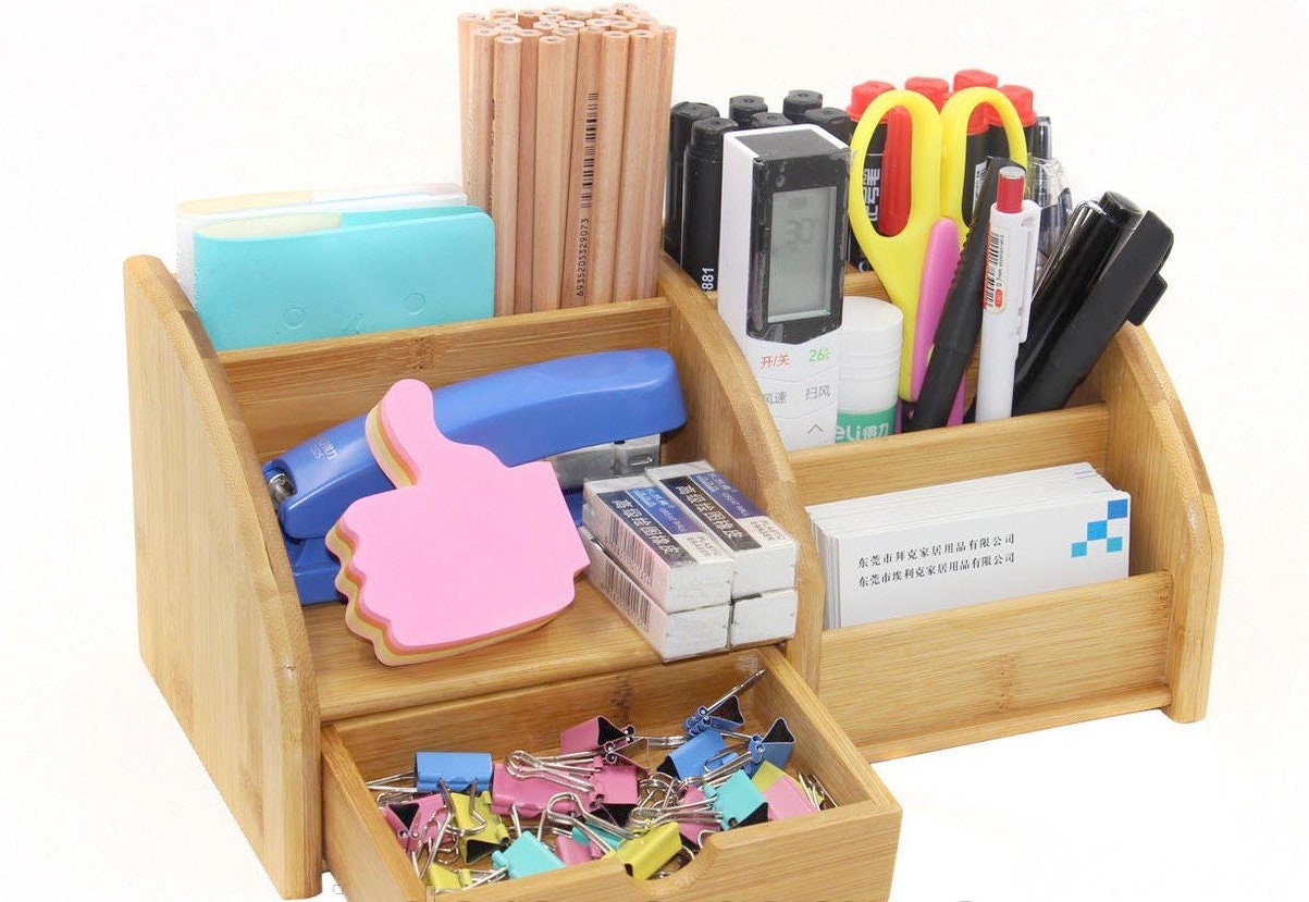 Stationery organizer Iretteb handmade Etsy