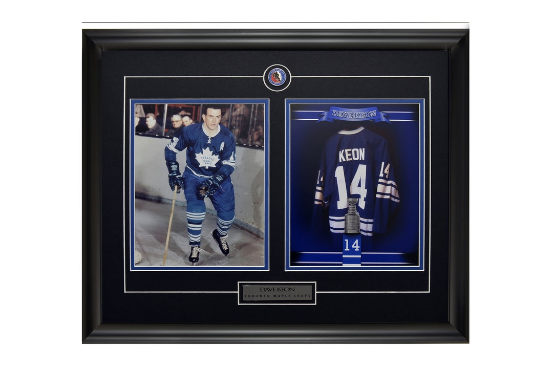 Dave Keon Signed Toronto Maple Leafs Action 8X10 Photo
