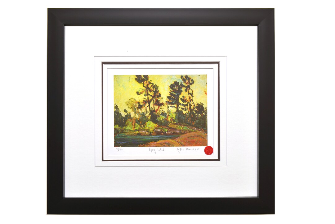 Group of Seven Tom Thomson byng Inlet Framed Limited Edition Etsy