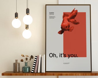 Design Poster "Oh, it's you."
