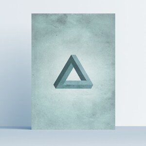 GOD I Minimalist geometric art, Downloadable print, Printable modern, Abstract geometric painting, Minimal contemporary art