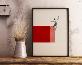 JUMP I Minimalist abstract art, Downloadable print, Printable modern, Abstract painting, Minimal contemporary art