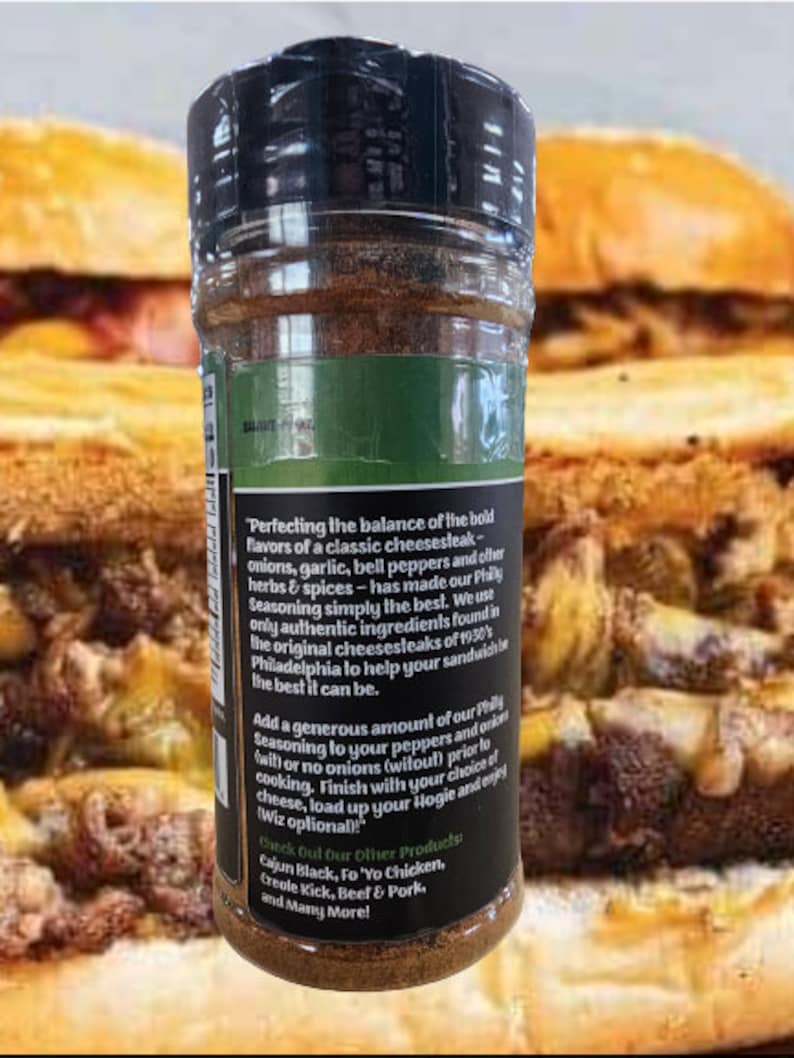 Philly Cheesesteak Seasoning Etsy
