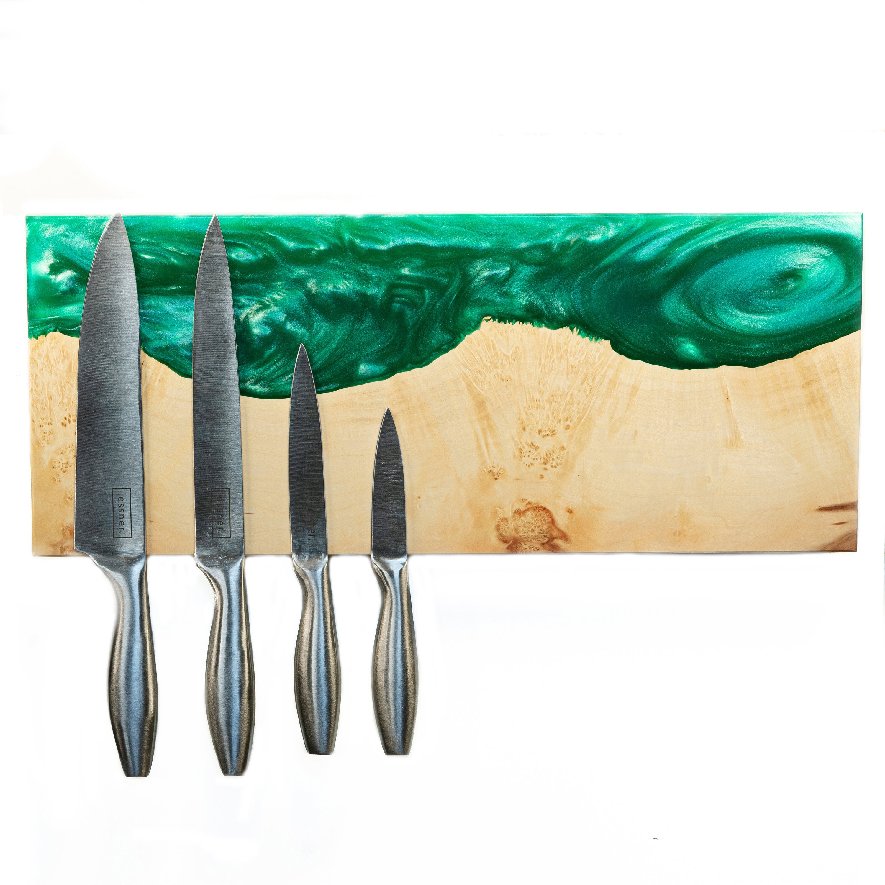 UNIVERSE Large Knife Block for 8 Knives of Epoxy Etsy