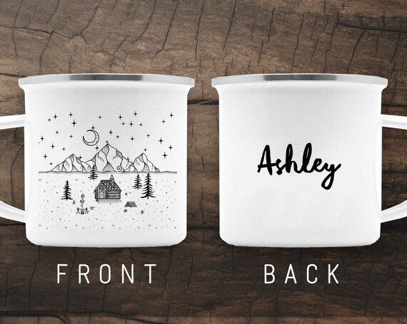 Camping Mugs Camp Mug Campfire Mug Cabin Life Etsy