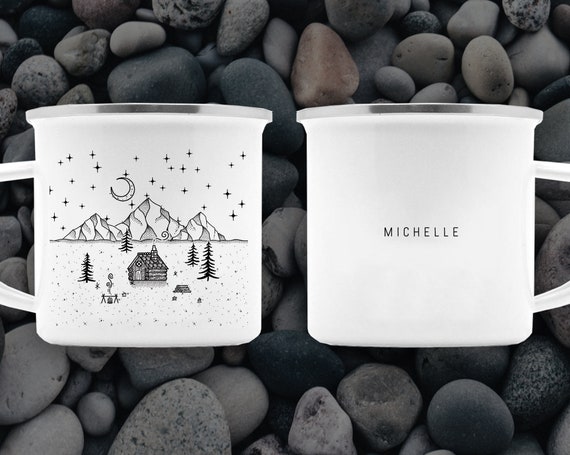 Personalized Mugs Camp Mug Campfire Mug Cabin Mug Etsy