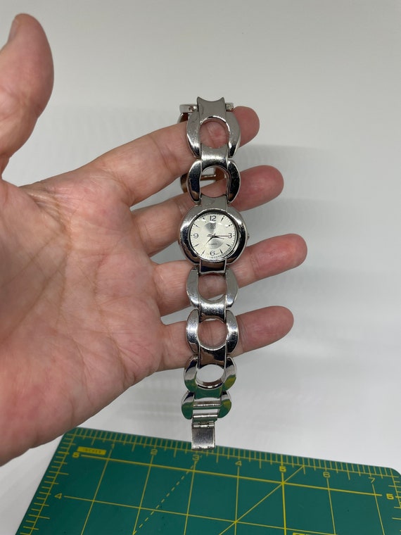 Vintage Ny co Silvertone Ladies Watch Etsy
