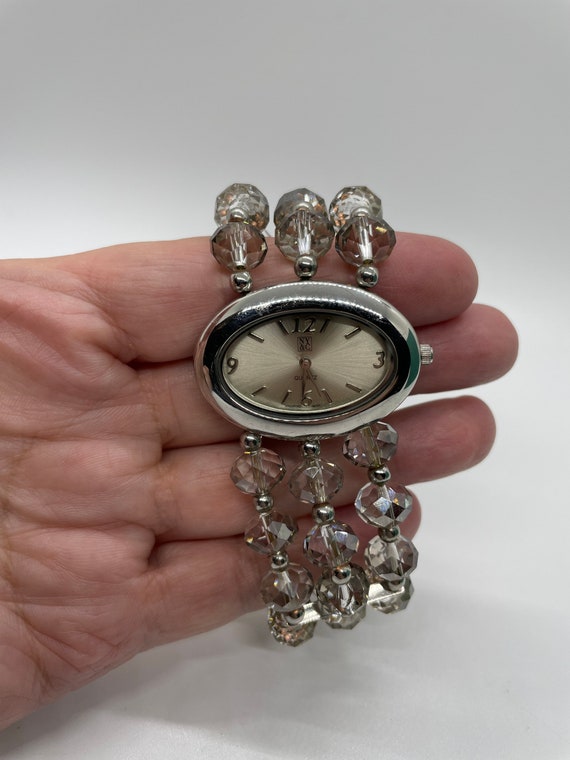 Vintage NY & Co Ladies Multi Strand Beaded Watch - image 2