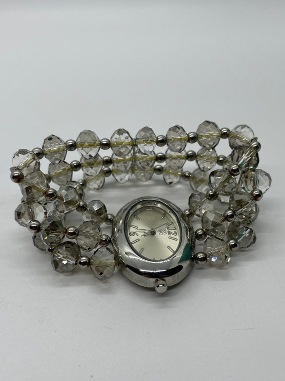 Vintage NY & Co Ladies Multi Strand Beaded Watch - image 8