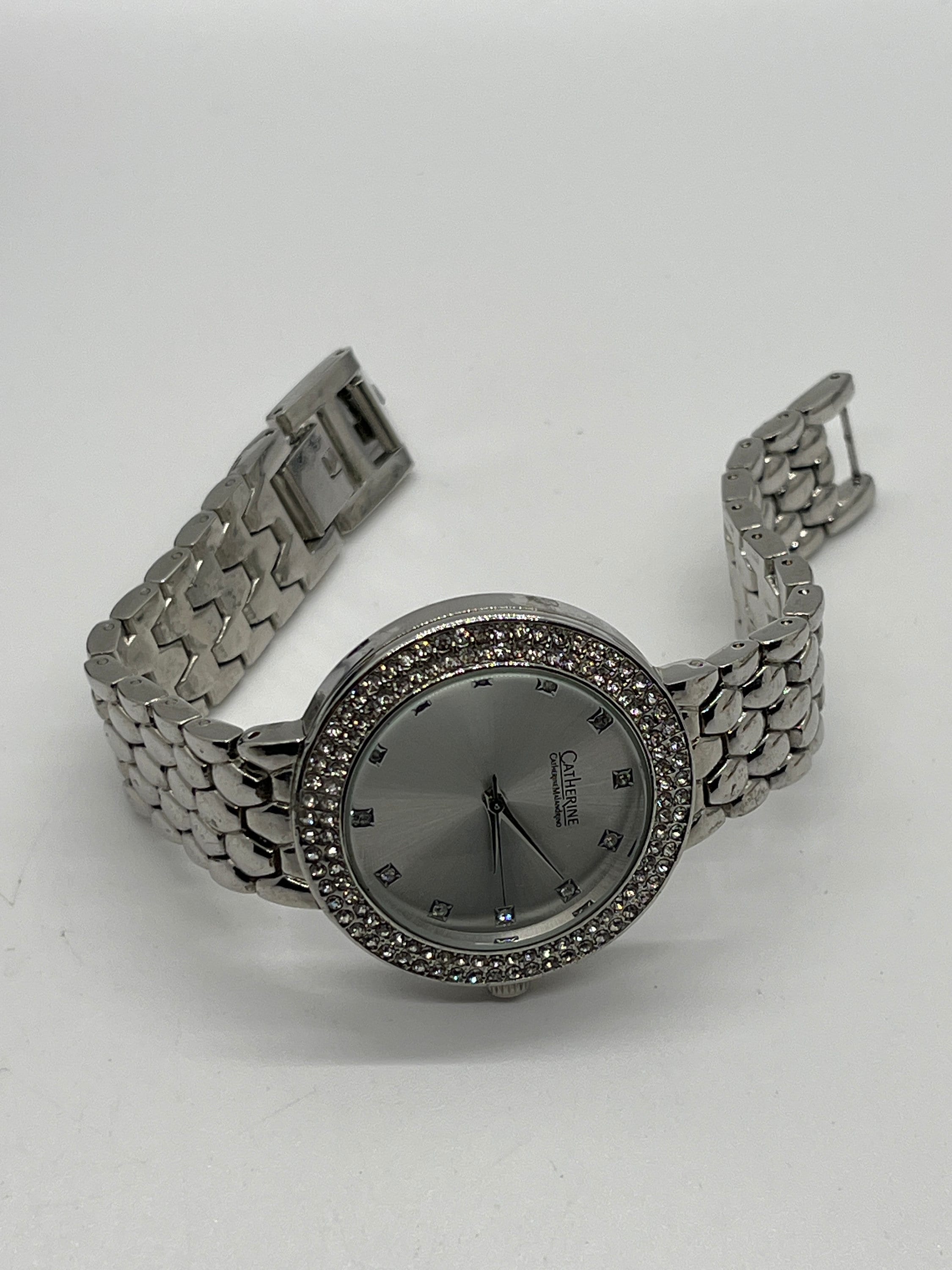 Catherine Malandrino Gold and Silver Women\'s Bracelet Watch Catherine Malandrino Ladies Silvertone Watch - Etsy main image 4