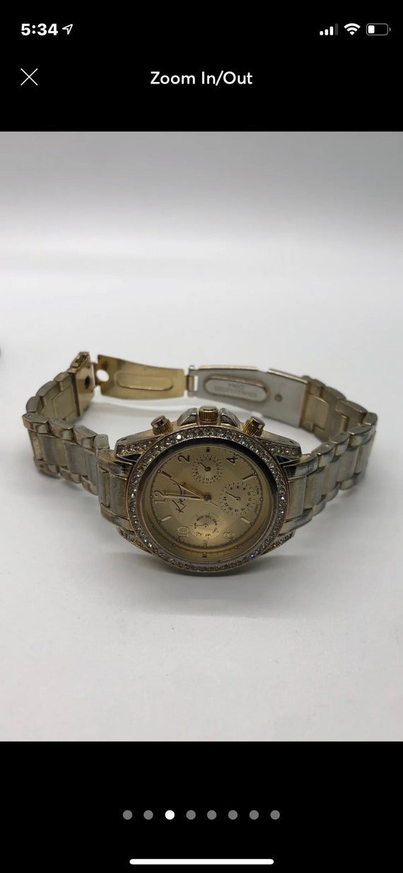 Vintage Kim Rogers Rhinestone Watch - image 1