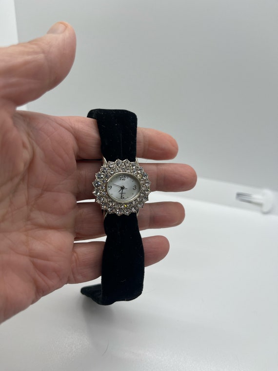 Rhinestone ladies watch - image 6