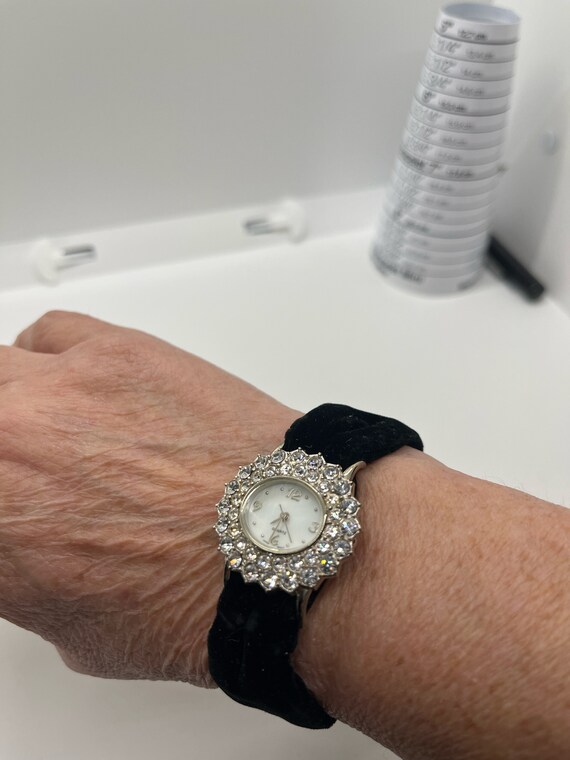 Rhinestone ladies watch - image 5