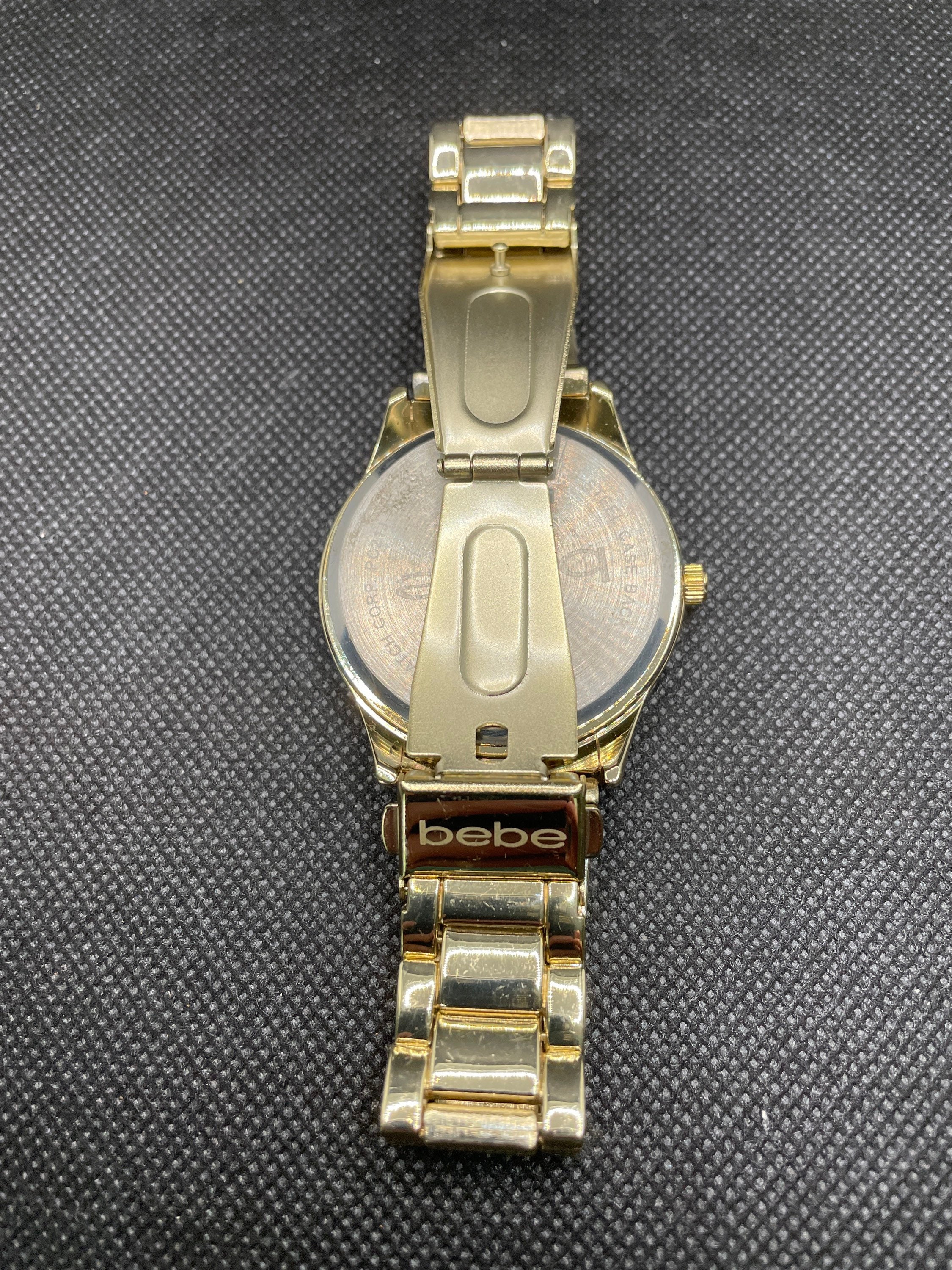 Gold bebe watch clearance