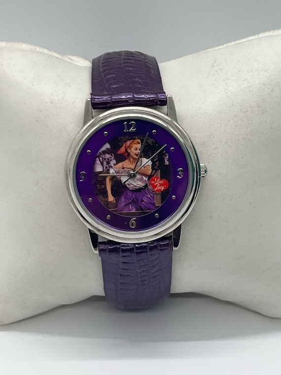 I Love Lucy ladies purple watch