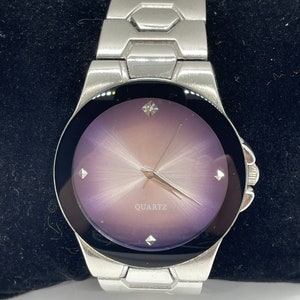 Vintage men’s Stainless steel band watch