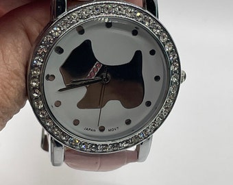 Vintage dog ladies watch