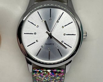 Vintage glitter ladies watch