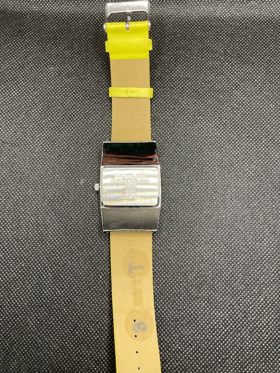 Vintage Armitron Yellow Unique ladies watch. - image 6