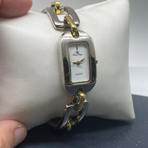 Vintage premier designs two tones ladies watch