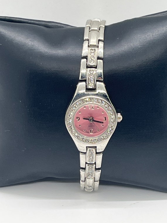White Stag pink faced ladies watch