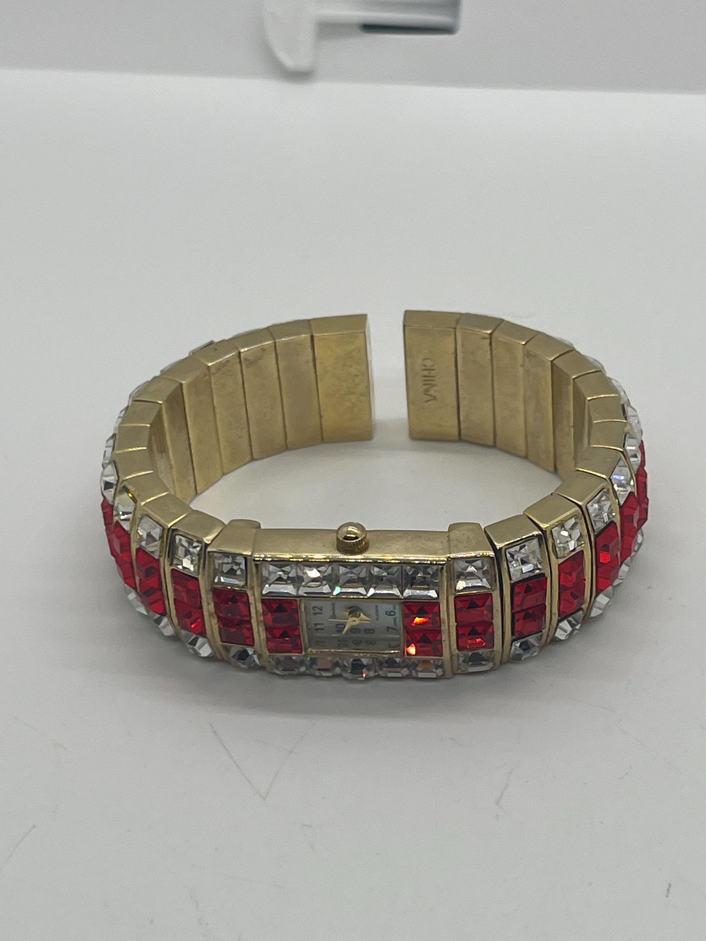 Geneva Pave Crystal Rhinestone Watch Geneva Square Rhinestone Watch | eBay main image 3