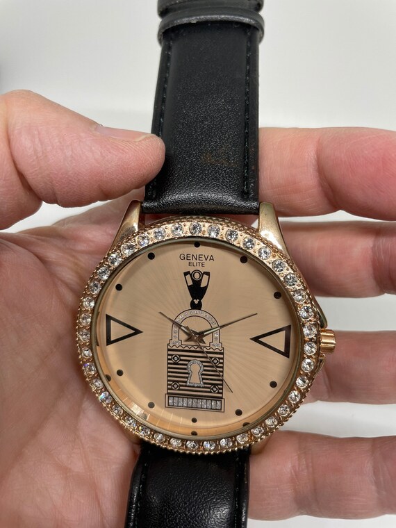 Vintage Geneva Elite bling watch - image 6