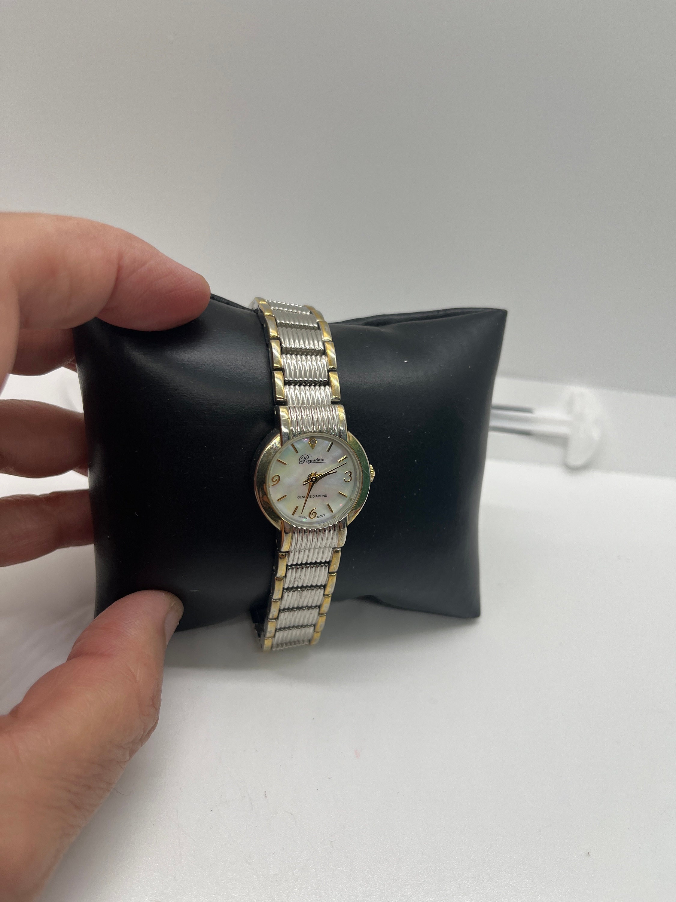 Vintage ROYALTON Rhinestone Gold Silver Women\'s WATCH New Gift As Is Rare NOS Royalton Watch - Etsy main image 2