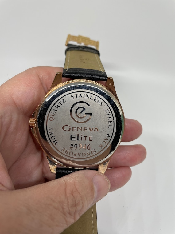 Vintage Geneva Elite bling watch - image 5