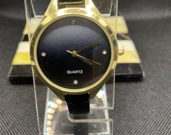 Vintage black ladies watch