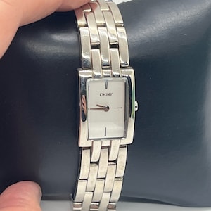 Vintage DKNY Silvertone ladies watch
