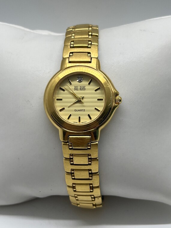 Vintage ladies Bill Blass goldtone watch