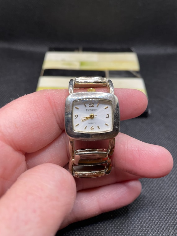 Vintage Passages silver tone ladies watch - image 2