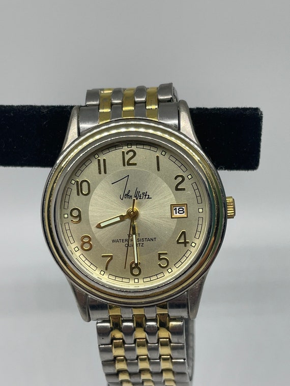 Vintage John Weitz men’s calendar watch