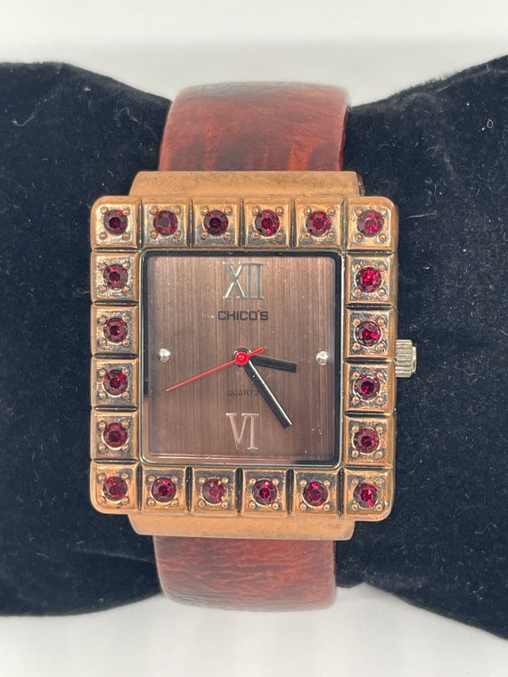 Vintage rectangle cuff Chico’s watch