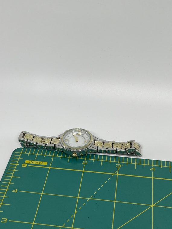 Vintage Silvertone goldtone ladies watch - image 8