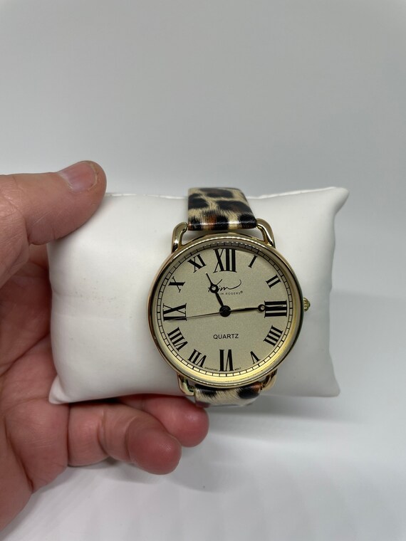 Vintage Kim Rogers Animal Print Watch - Etsy Finland Vintage Kim Rogers Animal Print Watch - Etsy Finland
